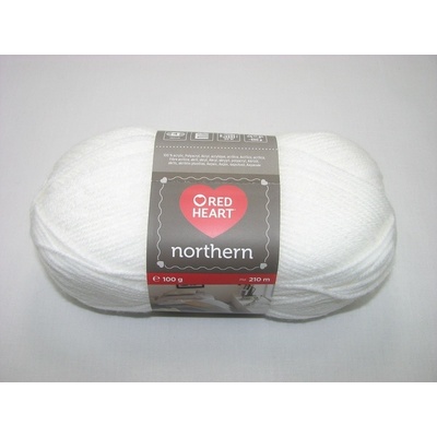 Northern 100g Red Heart - 08200 biela