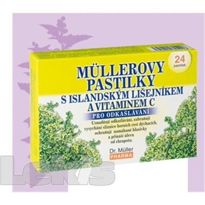 Dr. Müller Müllerovy pastilky s islandským lišejníkem 24 ks