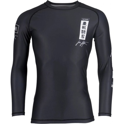 Fightwear Tatami Rashguard funkční tričko Tatami Kanagawa dlouhý rukáv černý