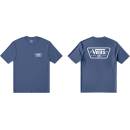 Vans KNU PATCH SS TEE Modrá Bílá