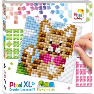 Pixelhobby Креативен комплект с пиксели Pixelhobby - XL, Коте (41045-Kitten2)