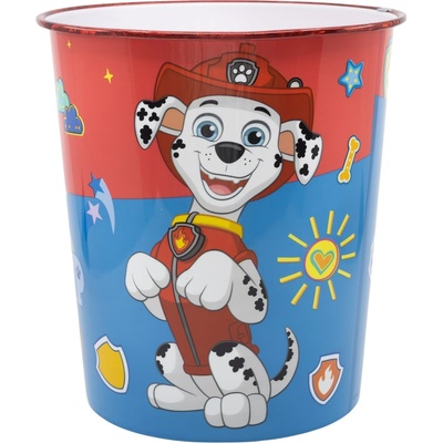 Stor Plastový odpadkový koš Paw Patrol 5l modrý