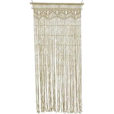 Záclona/bambusová tyč polyest/bavlna 200cm/95cm