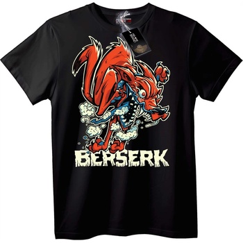 NOONEBRAND Тениска Berserk Свиреп Лис - 2XL, White
