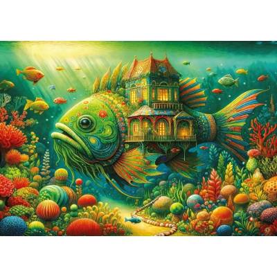 ART PUZZLE Rybí dom 1000 dielov