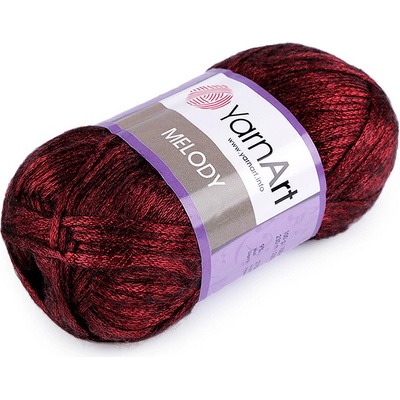 Pletací příze Melody 100 g Varianta: 7 (888) červená tmavá, Balení: 1 ks 44920/91325/215388
