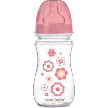 Canpol babies Антиколик шише Canpol - Newborn Baby, 240 ml, розово (35/217_pin)