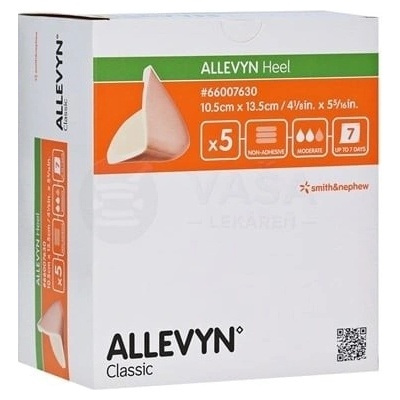 Allevyn Heel Krytie na rany (10,5 x 13,5 cm) 5 ks