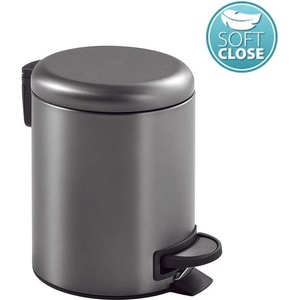 SAPHO Gedy Potty - Кош за боклук 3 л, Soft Затвори, gun metal 320981 (320981)