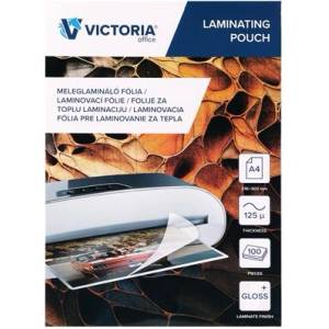 VICTORIA Фолио за термоламиниране, 125 микрона, a4, гланц, victoria office 627310 (ilkvf1254)