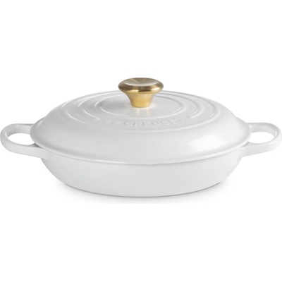 Le Creuset Gourmet Signature тенджера 26 см, бяла (21180260101441)
