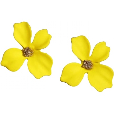 HARAHU Обици hi-29192 - Жълти kp29192 (hi-29192)