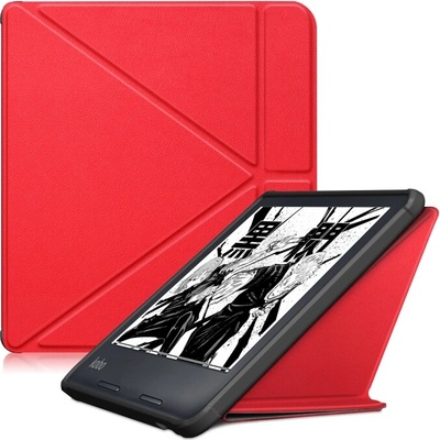 Protemio LEATHER Kobo Libra Colour 110473 červený