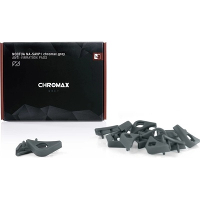 Noctua Антивибрационни елементи Noctua Fan Pads NA-SAVP1. grey, 16 броя, съвместими с Noctua NF-F12/S12A/A14, сиви (NA-SAVP1.grey)