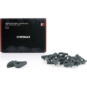 Noctua Антивибрационни елементи Noctua Fan Pads NA-SAVP1. grey, 16 броя, съвместими с Noctua NF-F12/S12A/A14, сиви (NA-SAVP1.grey)