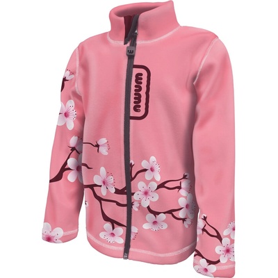 Fleecová mikina dětská SAKURY růžová – Zboží Dáma