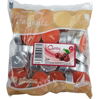 Santo Candles Tea Lights Cherry 30 ks