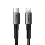 Mcdodo Кабел за данни - Mcdodo (CA-2850) - Type-C → Lightning, PD бързо зареждане, 3A, 36W, 1.2m - Черен