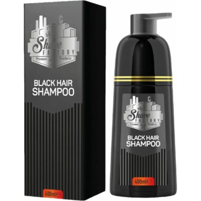 The Shave Factory Coloring Hair Shampoo - farbiací šampón pre mužov, 400 ml Black - čierny