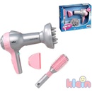 KLEIN Dětský fén Na baterie Set S hřebínkem BRAUN