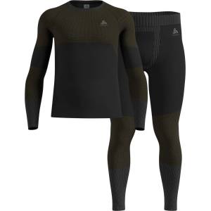 Odlo Мъжко синтетично термобельо Odlo Fundamentals Performance Warm Synthetic base layer - Black - размер XXL (014-2301-0215)