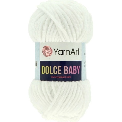 YarnArt Dolce Baby 741 biela