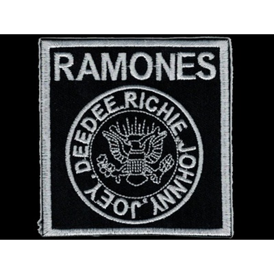 Nášivka RAMONES vyšívaná zažehlovací