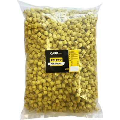 Carpway Pelety Kukuřičné Žluté S Dírou 10kg 18mm – Zbozi.Blesk.cz