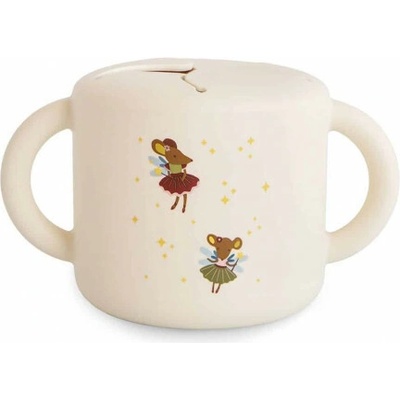Mushie Silikónový pohárik na snack mushie fairy mice