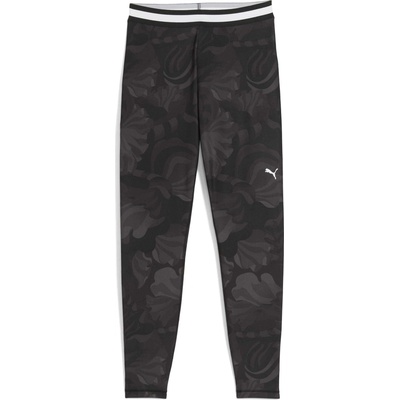 Puma STRONG FLORAL RIBBON TIGHT AOP 7/8 W čierna tmavo sivá biela