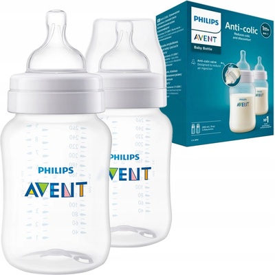 Philips Avent Láhev Anticolic 2 ks bílá 260 ml – Zbozi.Blesk.cz