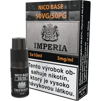 Imperia báza FIFTY PG50/VG50 3mg 5x10ml