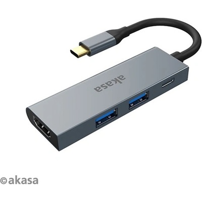 Akasa ADA Akasa USB Type-C 4in1 HUB - HDMI - AK-CBCA19-18BK (AK-CBCA19-18BK)