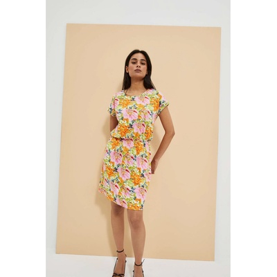 Moodo Оранжева флорална рокля Moodo Moodo | Oranzhev | ЖЕНИ | XS