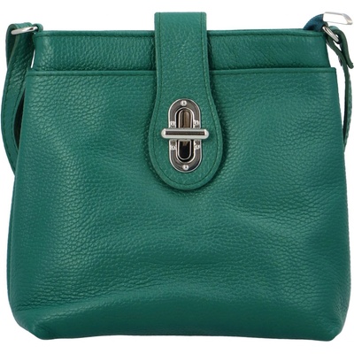Dámská kožená crossbody kabelka Lara sweet petrolejová