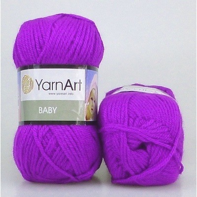 Yarn Art příze Baby 203 safírově fialová