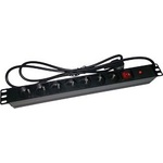 ALANTEC Alantec PZ071U разклонител 1.8 m 7 гнезда черен (PZ071U)