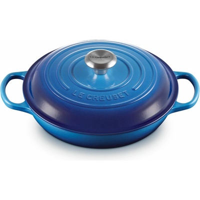 Le Creuset Kastrol SIGNATURE 26 cm 2,2 l AZURE litina