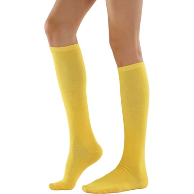 Дамски 3/4 чорапи в жълто