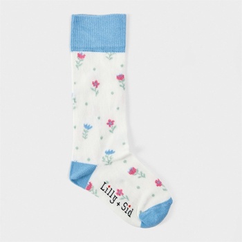 Lilly and Sid Чорапи Lilly and Sid Floral Knee High Socks - Multi