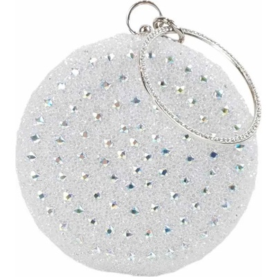 Блестяща кръгла хамелеонова чанта