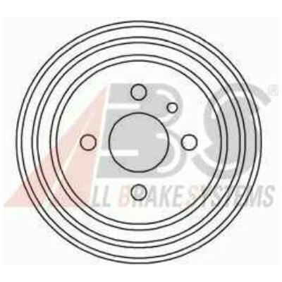VW PASSAT "B4" 10/93-9/96 zadné brzdové bubny sada L+P /A.B.S/
