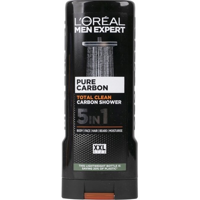 L'Oréal Paris Men Expert Pure Carbon Total Clean sprchový gél 5v1 400 ml