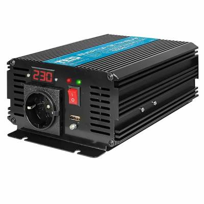 Инвертор 12/220 V DC/AC 500/1000W Pure Sine Wave TED000422 (TED-INV-12V-500W)