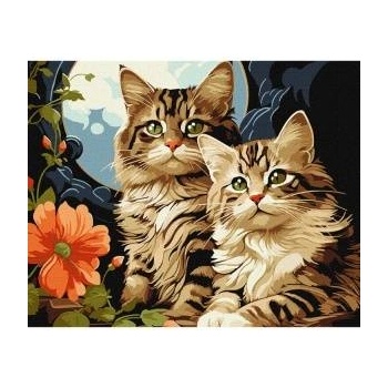Ideyka Painting by numbers 40x50 cm KHO6574 Magic kittens AP0112