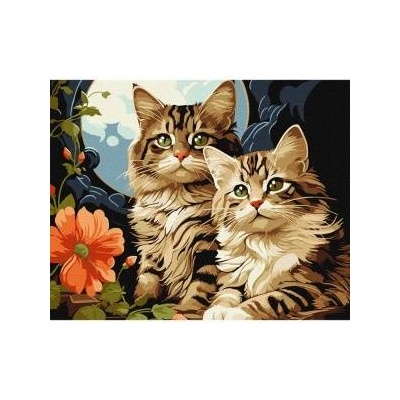 Ideyka Painting by numbers 40x50 cm KHO6574 Magic kittens AP0112