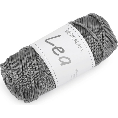 Pletací a háčkovací příze macrame Lea Ø3 mm 90 g Varianta: 9 šedá světlá, Balení: 1 ks 59044/151249/273262