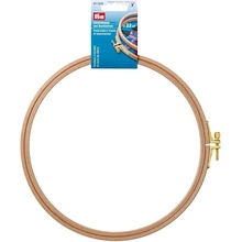 Bukový kruh na vyšívanie Prym mosadzné kovanie 22 cm