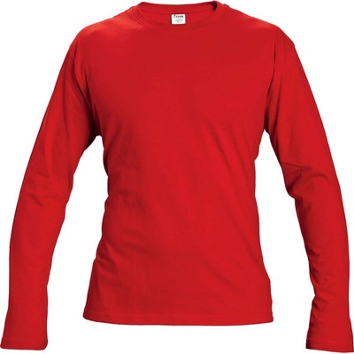 Červa Cambon tričko s dlhým rukávom červené