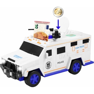 RKToys ISO 14369 Dětská auto kasička na ukládání peněz pomocí hesla a otisku prstu